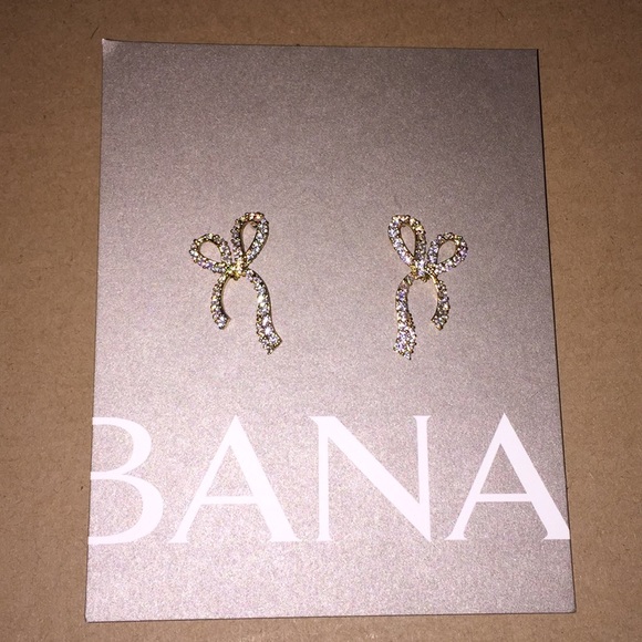 Banana Republic Jewelry - Banana Republic Bow Earrings NWT